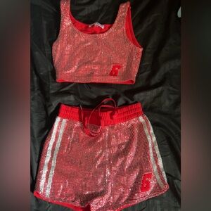 Gsuwoo two piece short set size XS